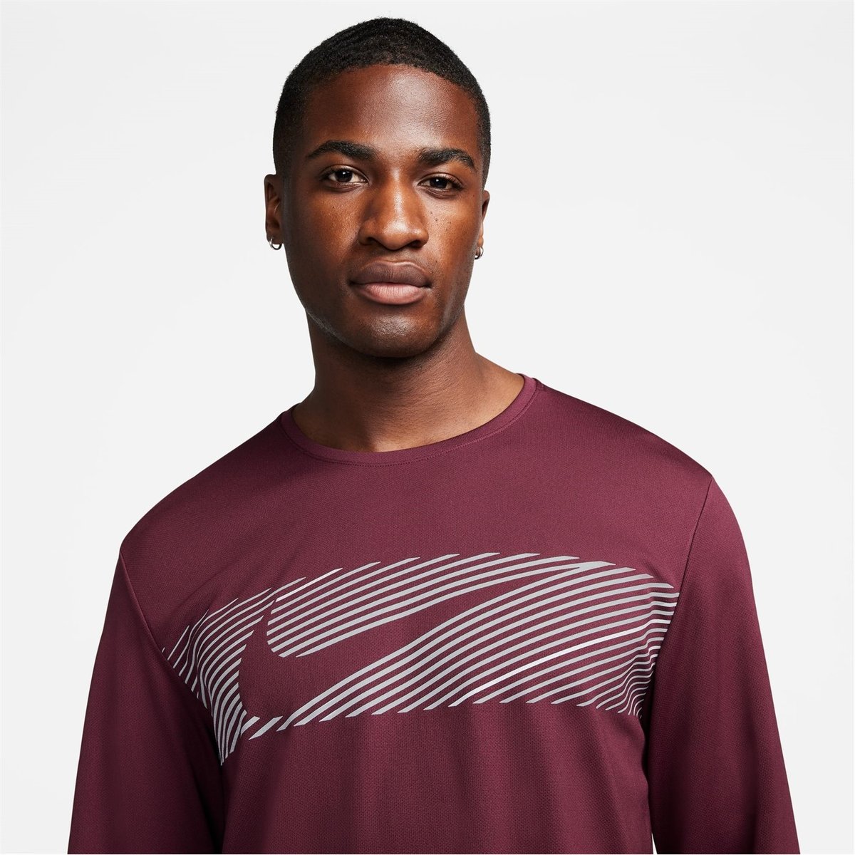 Men's dri-fit miler outlet running long sleeve shirt