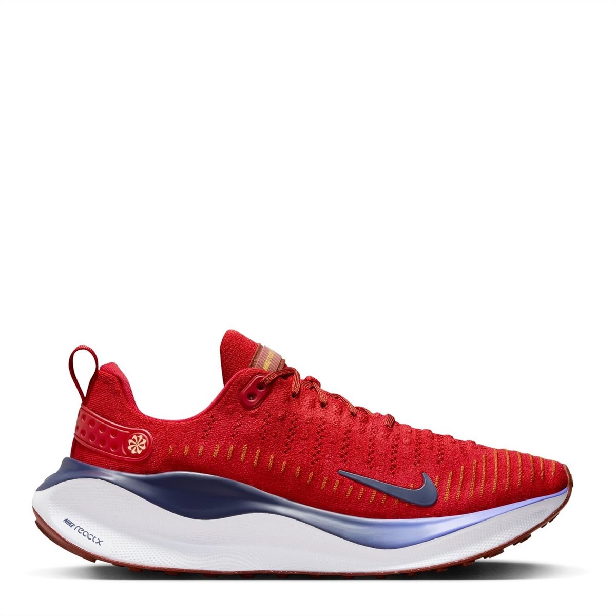 Nike free store flyknit mens red