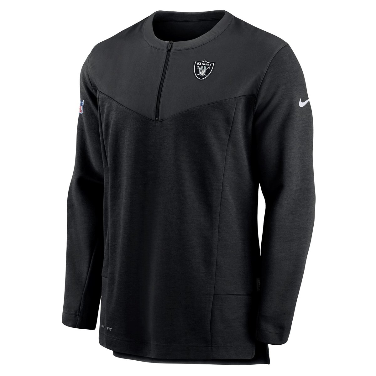 Nike Men's Dri-Fit Sideline Team (NFL Las Vegas Raiders) Long-Sleeve T-Shirt in Black, Size: Small | 00LX00A8D-0BI