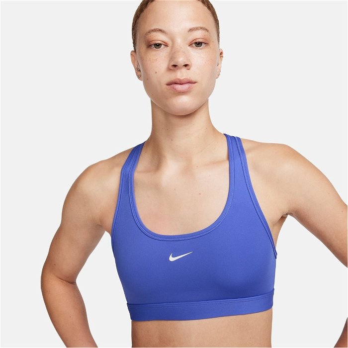 Nike Favorites Womens Light Support Sports Bra Blue Joy/White, £27.00