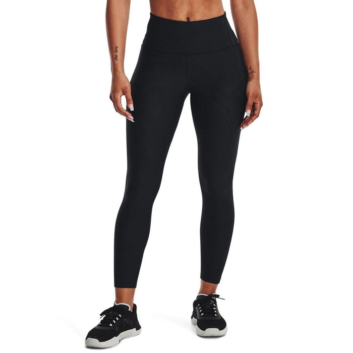 Armour Ua Meridian Jacquard Ankle Leggings Gym Legging Womens