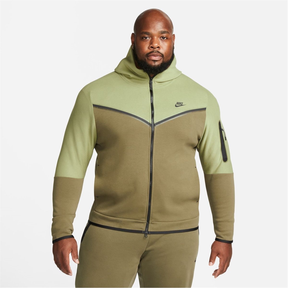 Olive hot sale nike hoodie