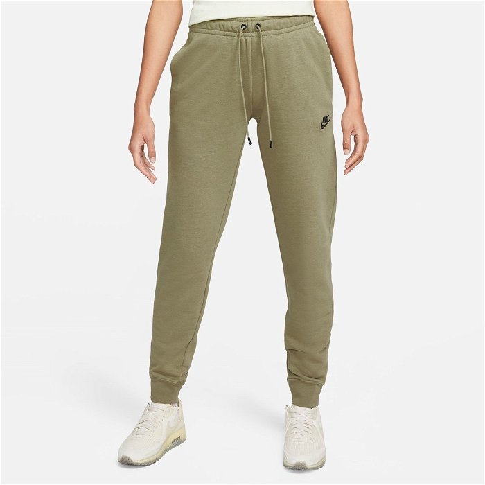 Nike Sportswear Essential Fleece Pants Womens Mat Oliv/Blk, £14.00