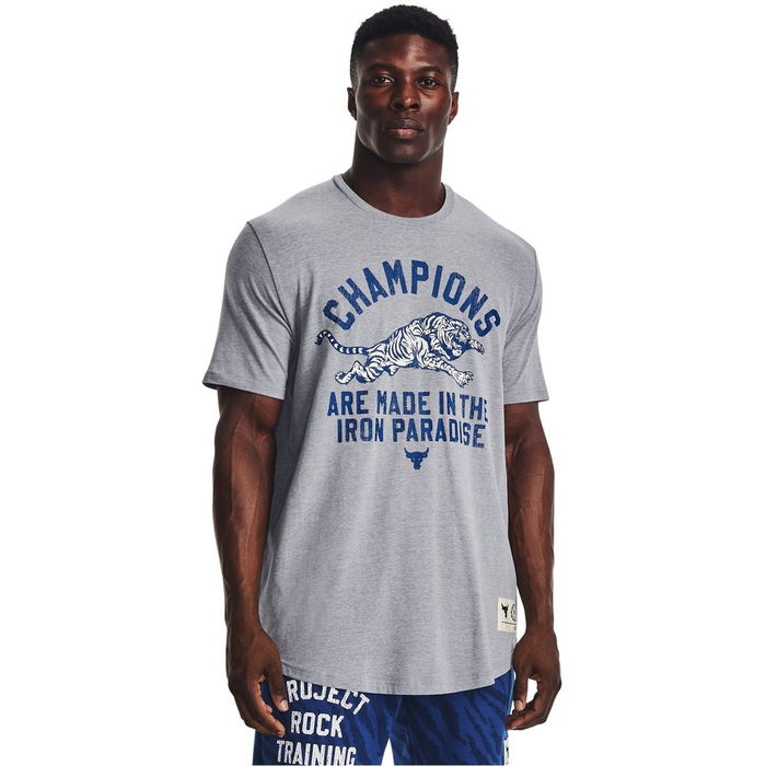 Armour Ua Pjt Rock Champ Ss T Shirt Mens