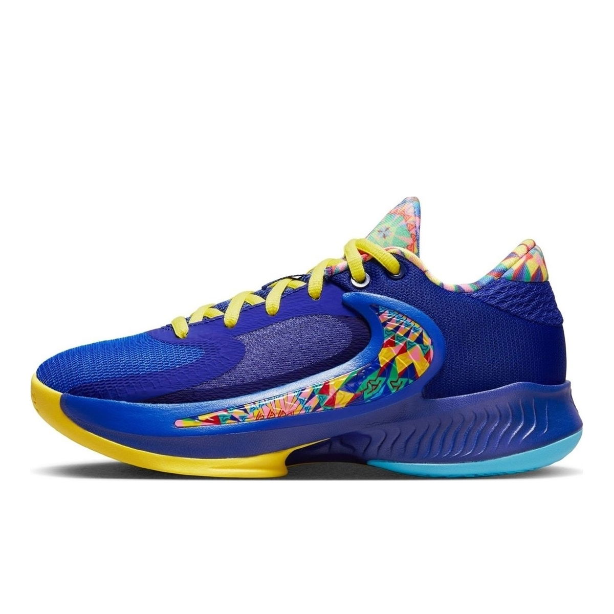 Basketball shoes blue deals and gold