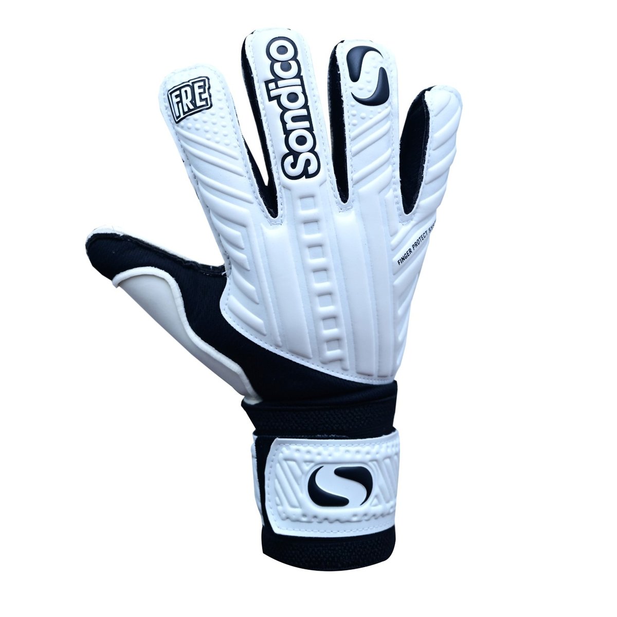 Sondico Aerospine Goalkeeper Gloves White Black 17.00