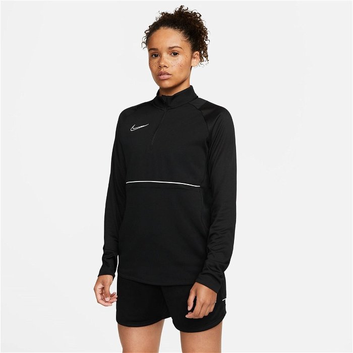 Nike Dri FIT Academy Womens Drill Top Black/White, £19.00