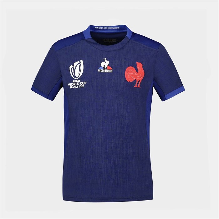 France RWC 2023 Home Kids Rugby Shirt