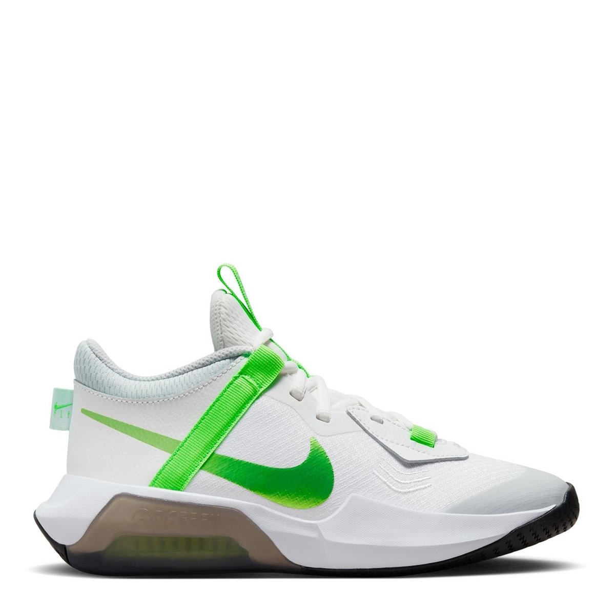 Nike white and outlet green trainers