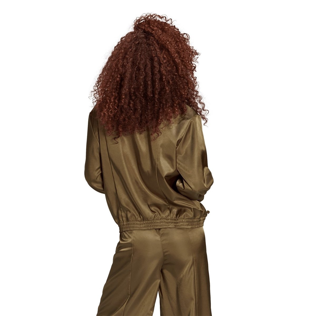 Olive green adidas 2025 tracksuit womens