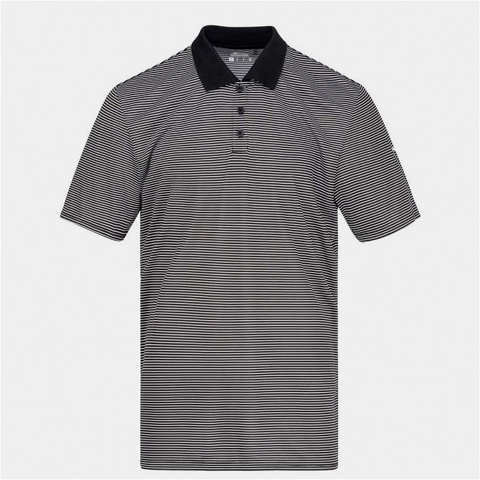 Micro Stripe Golf Polo Shirt Mens