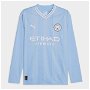 Manchester City Long Sleeve Home Shirt 2023 2024 Adults