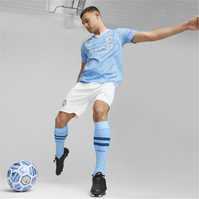 Manchester City Home Shorts 2023 2024 Adults