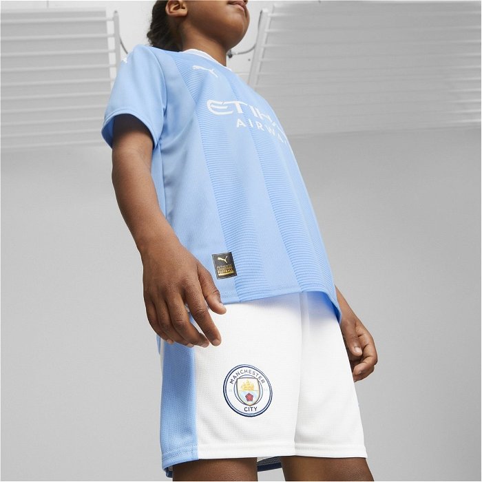 Manchester City Home Shorts 2023 2024 Juniors