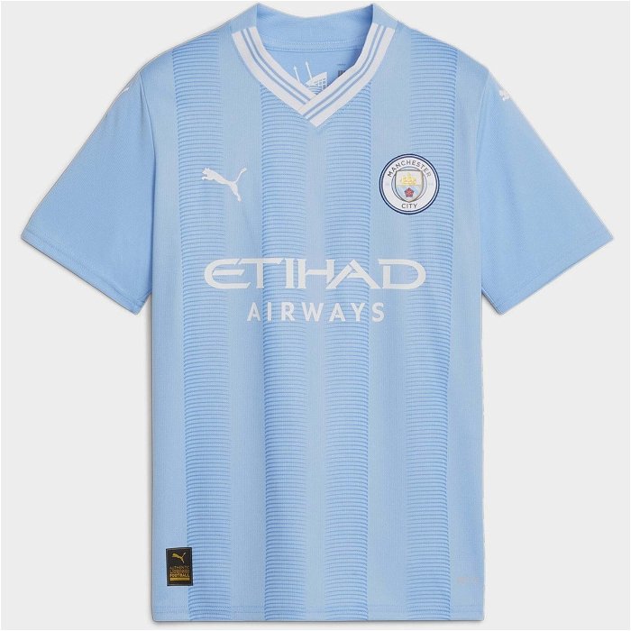 Manchester City Home Shirt 2023 2024 Juniors