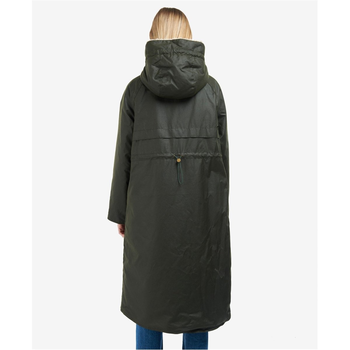 Barbour floree clearance wax coat black