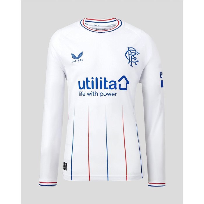 Rangers Away Long Sleeve Shirt 2023 2024 Juniors