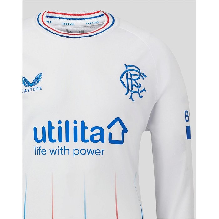 Rangers Away Long Sleeve Shirt 2023 2024 Juniors