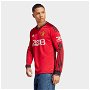 Manchester United Long Sleeve Home Shirt 2023 2024 Adults