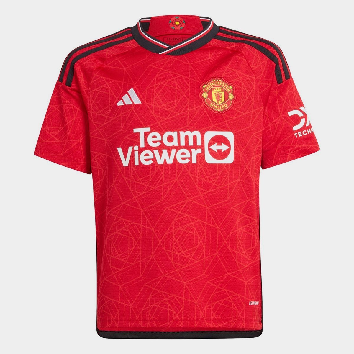 adidas Manchester United Home Jersey 2023 2024 Juniors Team Red