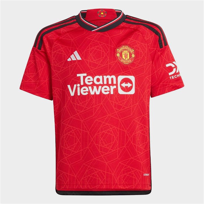 Manchester United Home Shirt 2023 2024 Juniors
