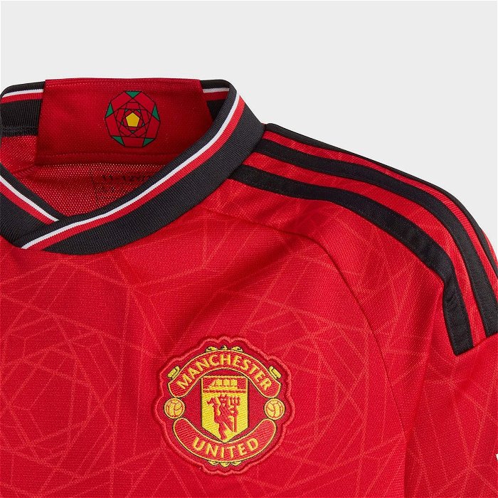 Manchester United Home Shirt 2023 2024 Juniors