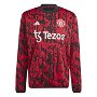Manchester United Pre Match Long Sleeve Jersey 2023 2024 Adults