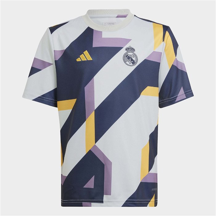 Real Madrid 2023-24 Adidas Pre-Match Jersey - Wonder Silver - Football  Shirt Culture - Latest Football Kit News and More