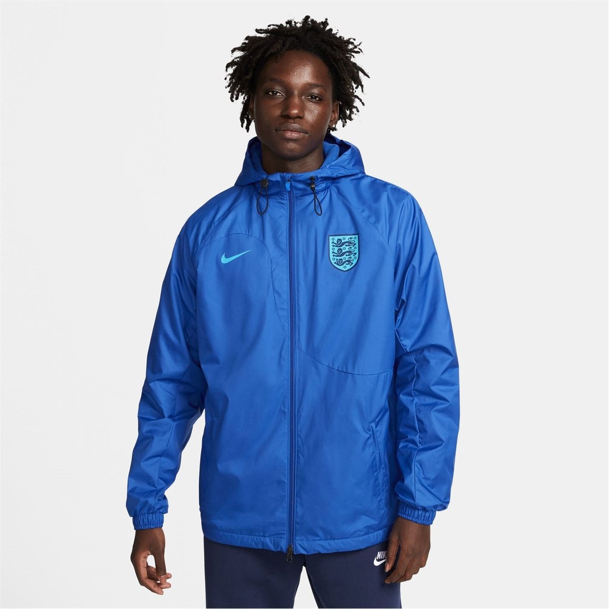 Nike windbreaker sales royal blue