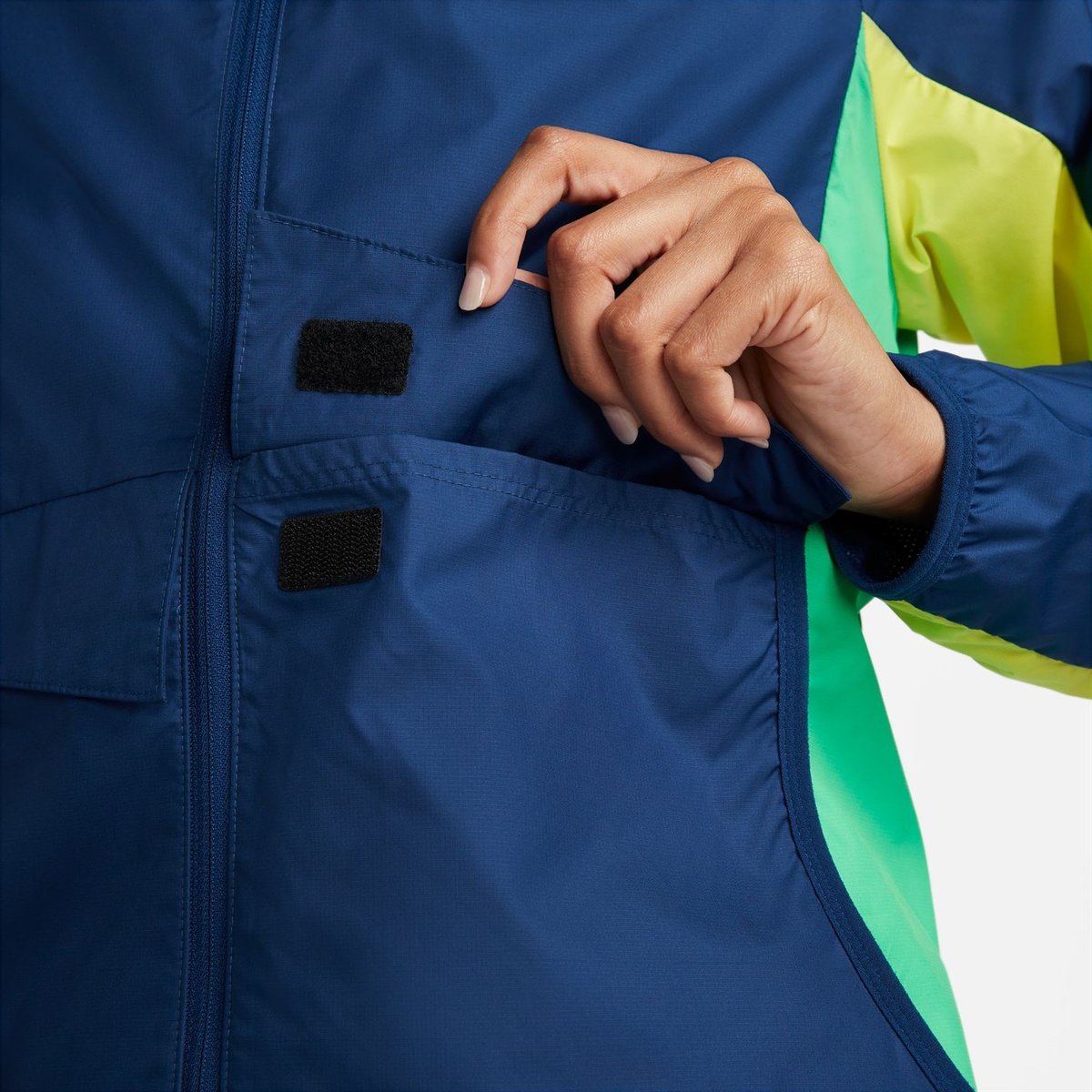 Blue nike rain discount jacket