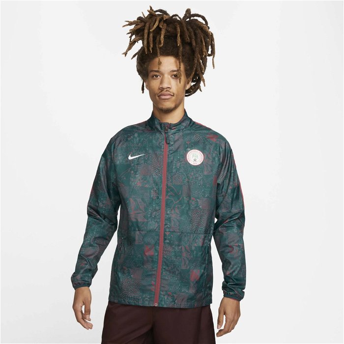 Nike Nigeria Repel Academy AWF Jacket 2023 Adults Teal Green, £65.00