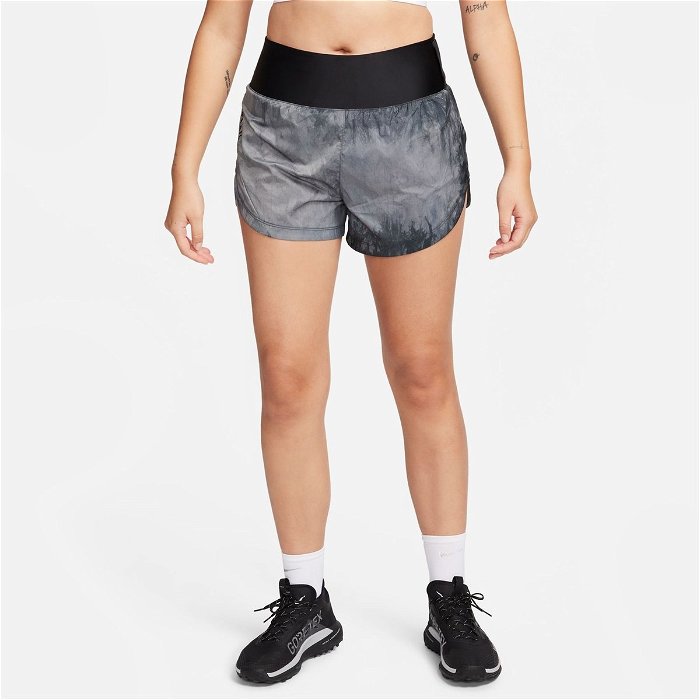 Trail Womens Repel Mid Rise 3 Running Shorts