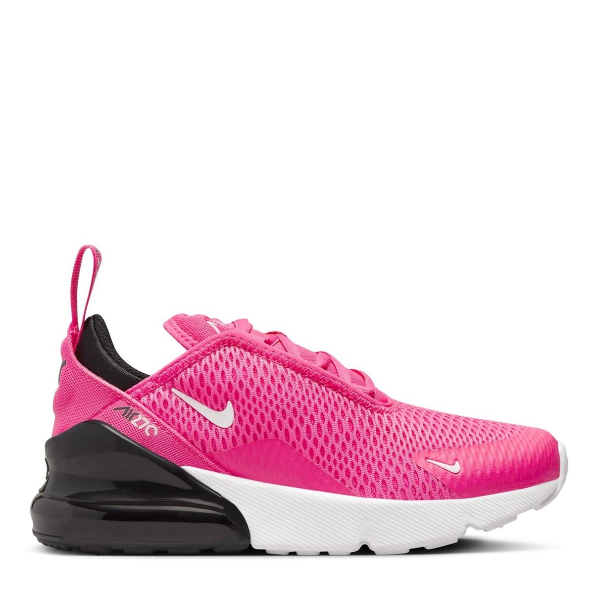 Nike 270 black sales white and pink