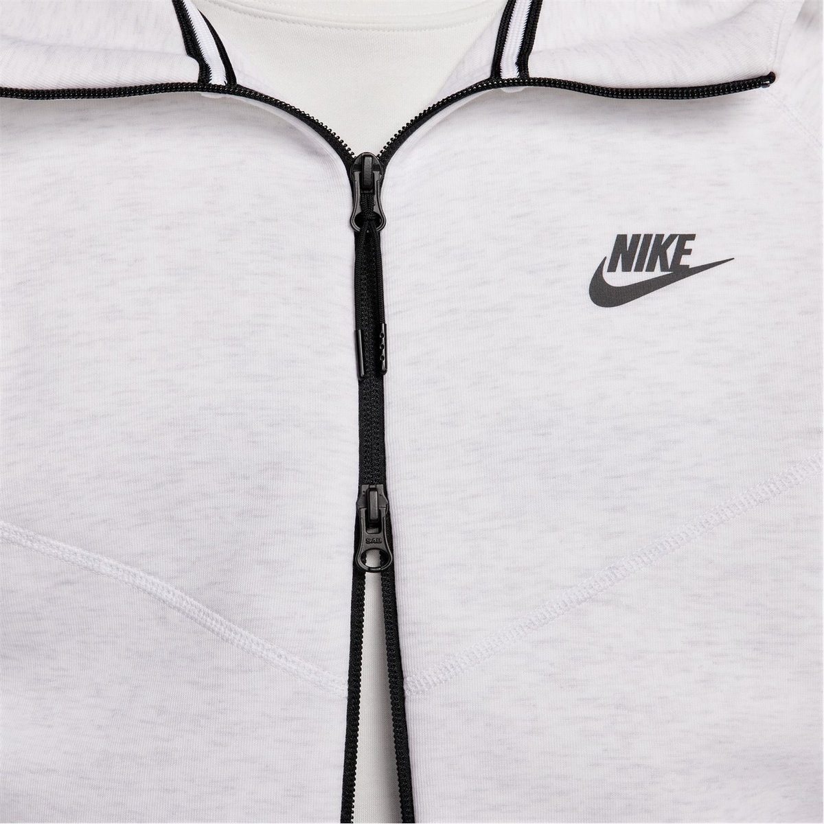 Nike Tech Fleece Hoodie Mens White Black 88.00