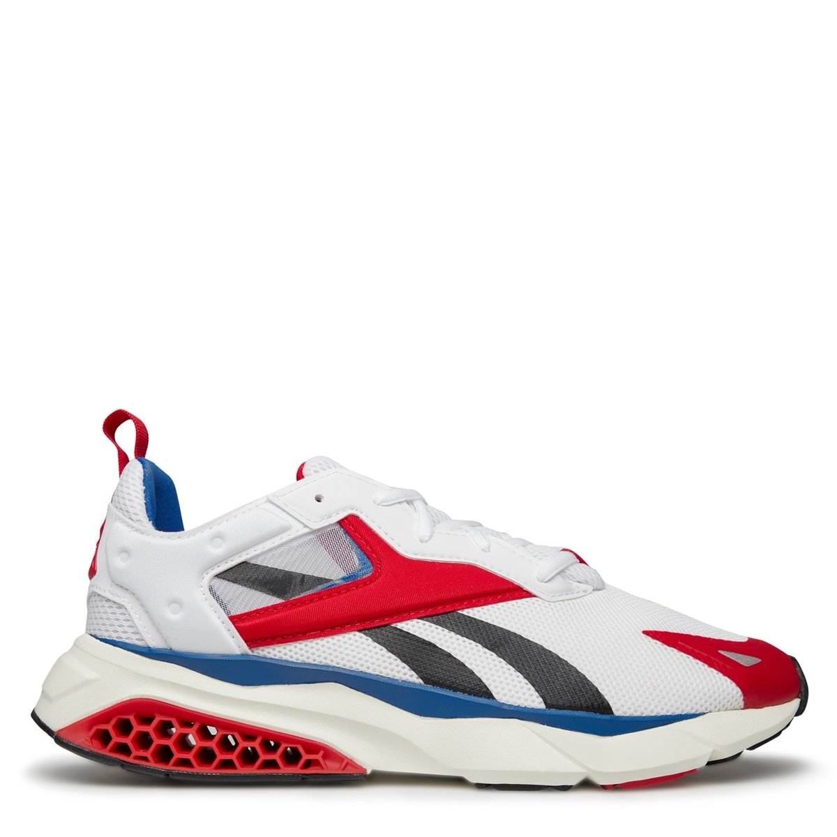 Reebok red white cheap and blue shoes