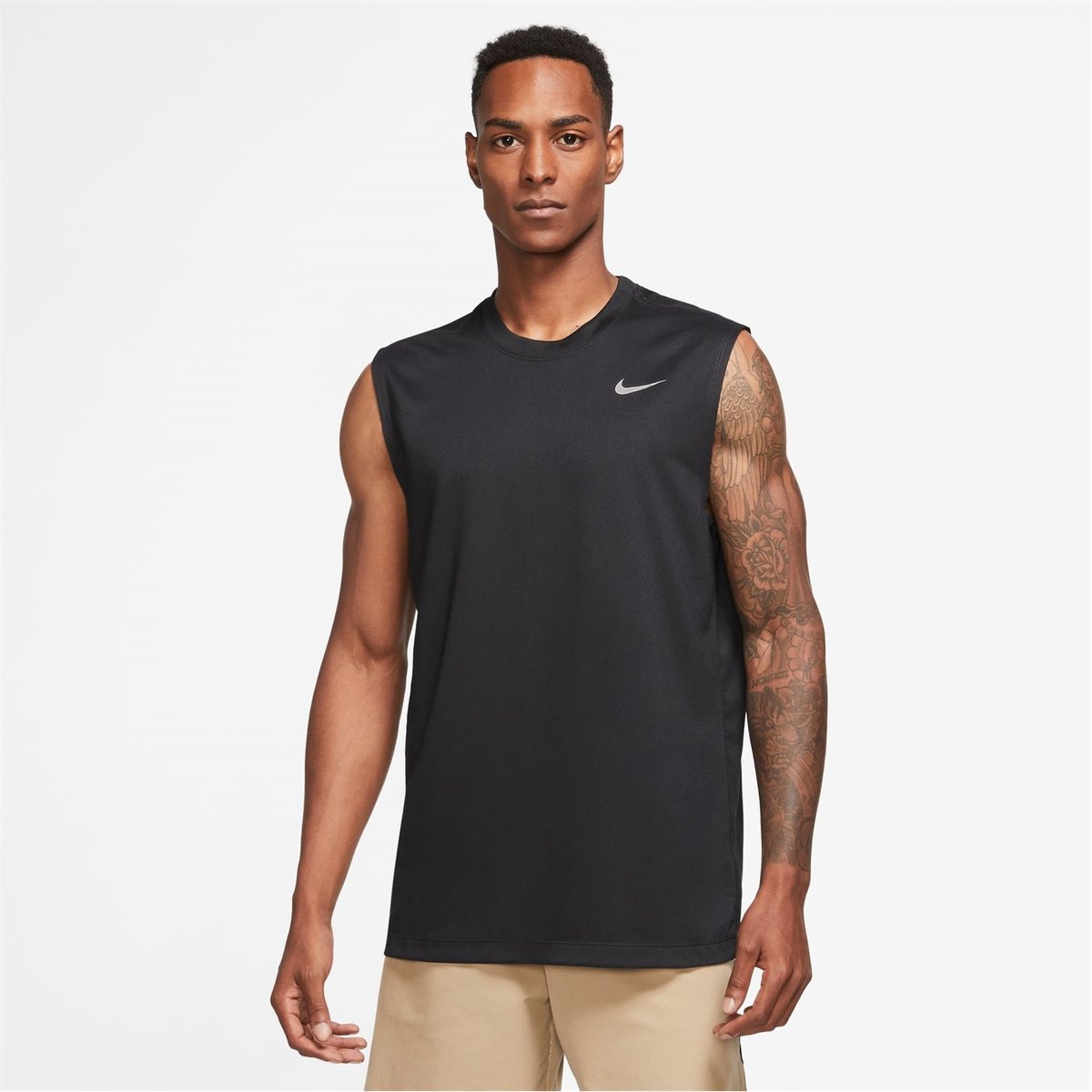 Mens sleeveless 2025 dri fit shirts