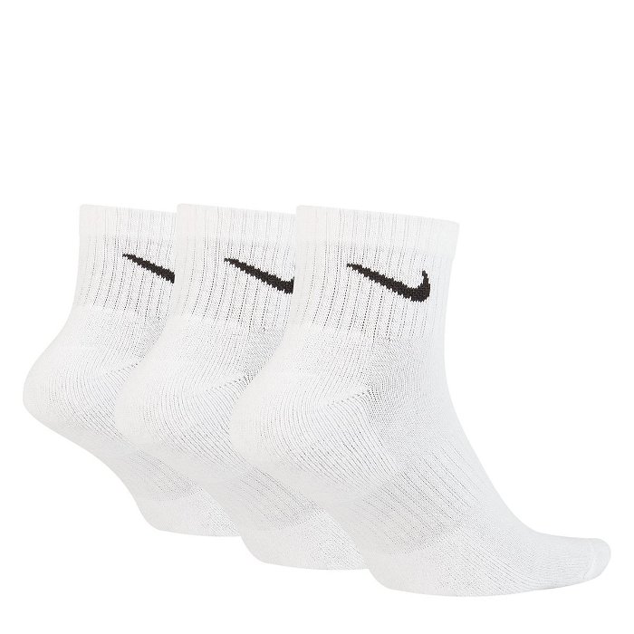 Three Pack Quarter Socks Mens