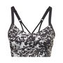 Lux Speckle Modern Safari Strappy Bra Womens Medium Impact Sports