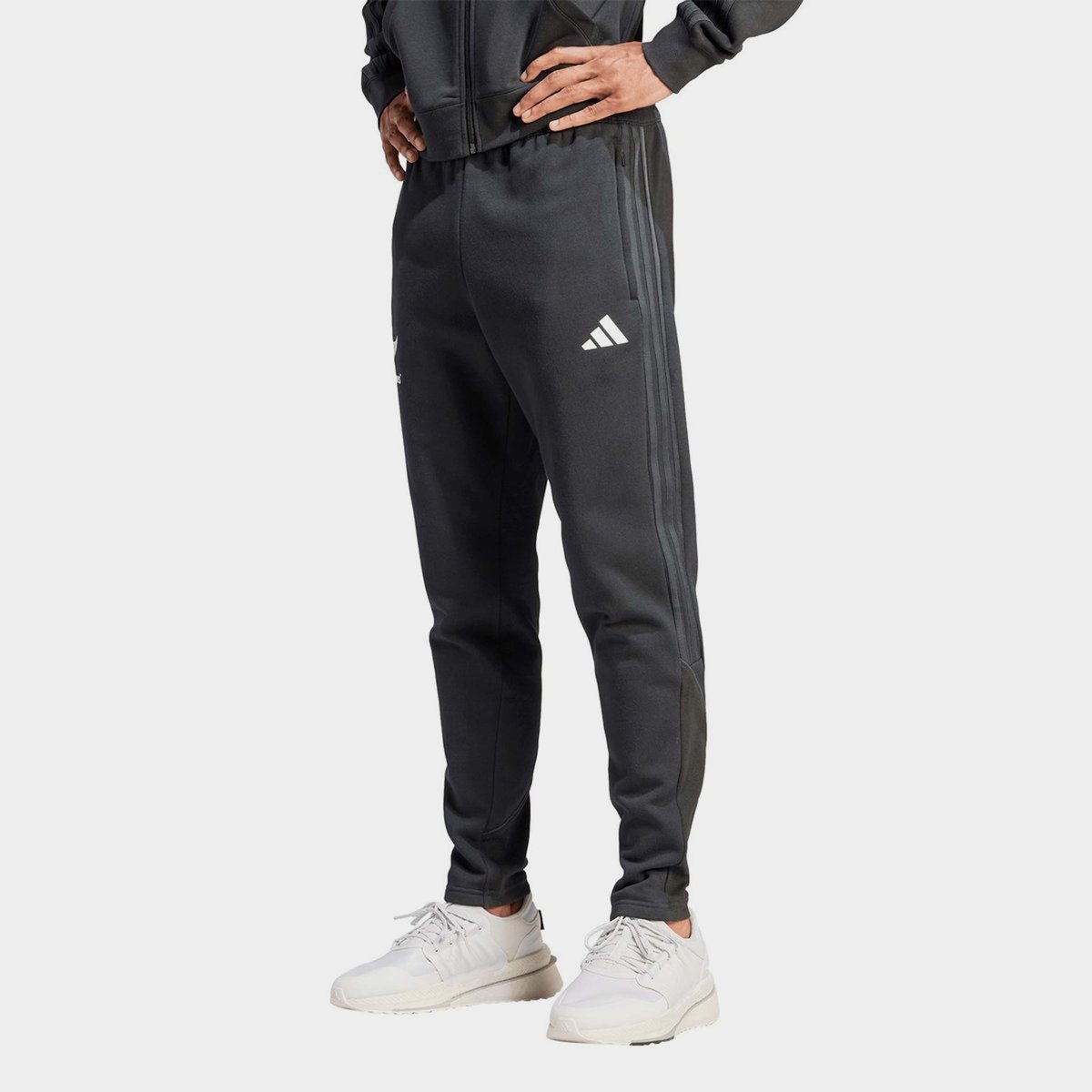 Mens track sales pants with stripe