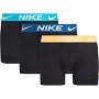 3 Pack Stretch Long Boxer Shorts Mens