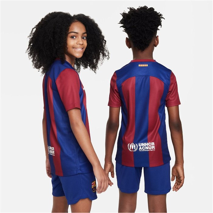 Barcelona Home Shirt 2023 2024 Juniors