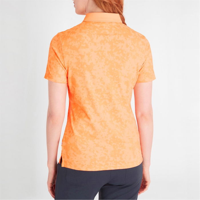 Canvas Print Polo Shirt Womens