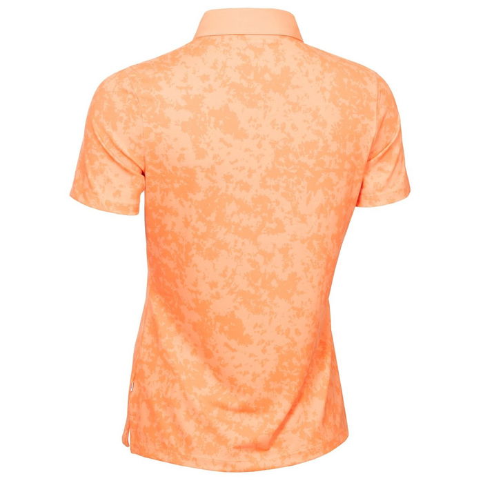 Canvas Print Polo Shirt Womens