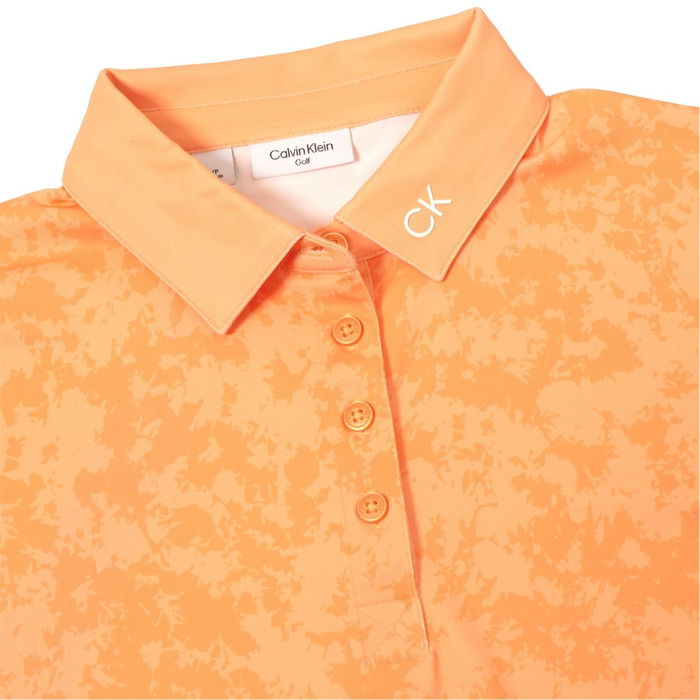 Canvas Print Polo Shirt Womens