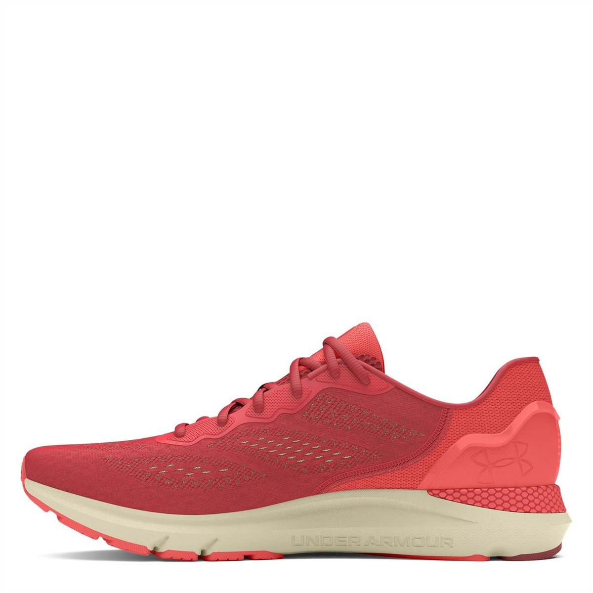 Womens red sale under armour shoes