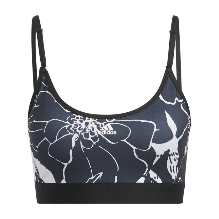 Flower Print Low Impact Sports Bra Womens