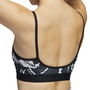 Flower Print Low Impact Sports Bra Womens