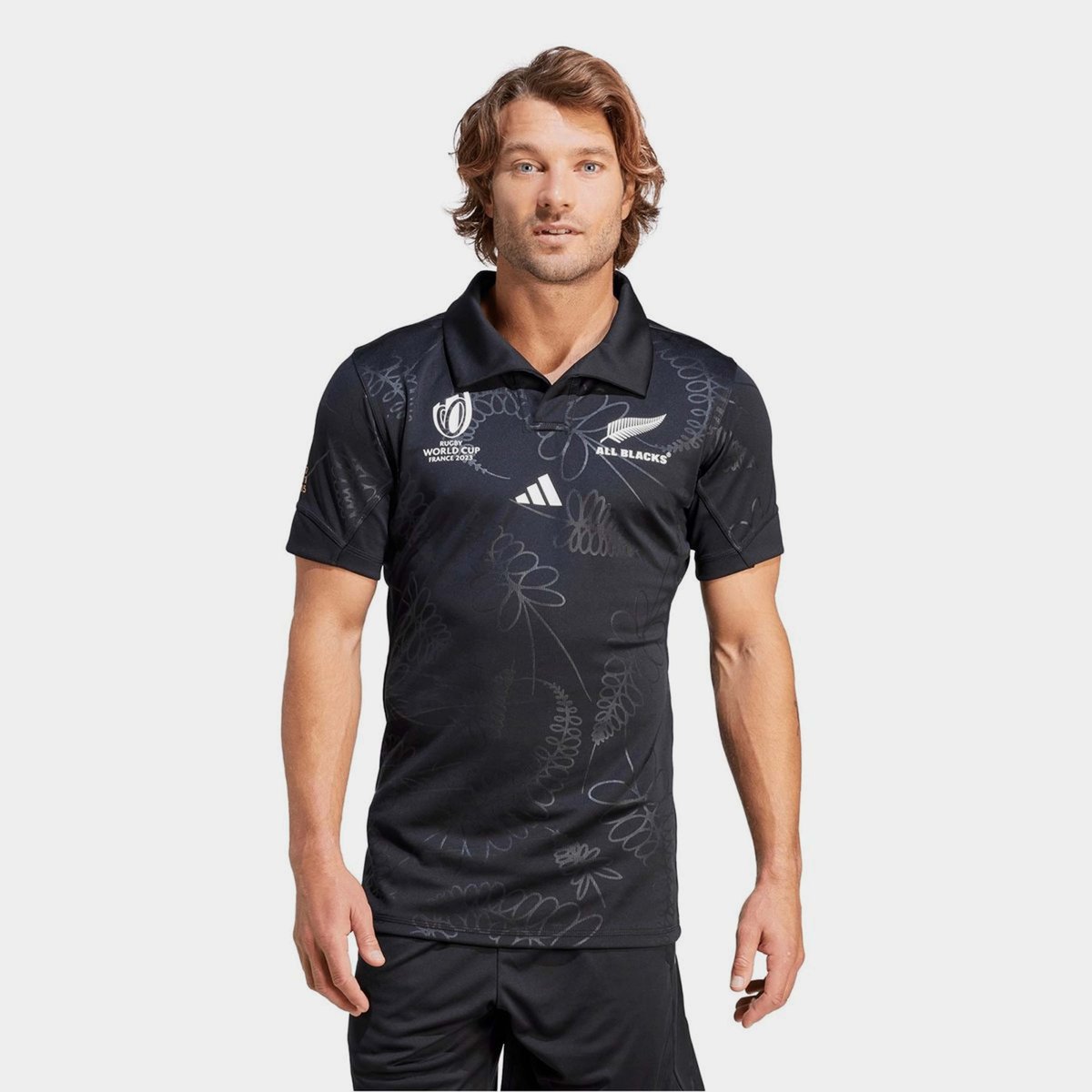 New Zealand All Blacks RWC 2023 Home Performance Jersey Mens