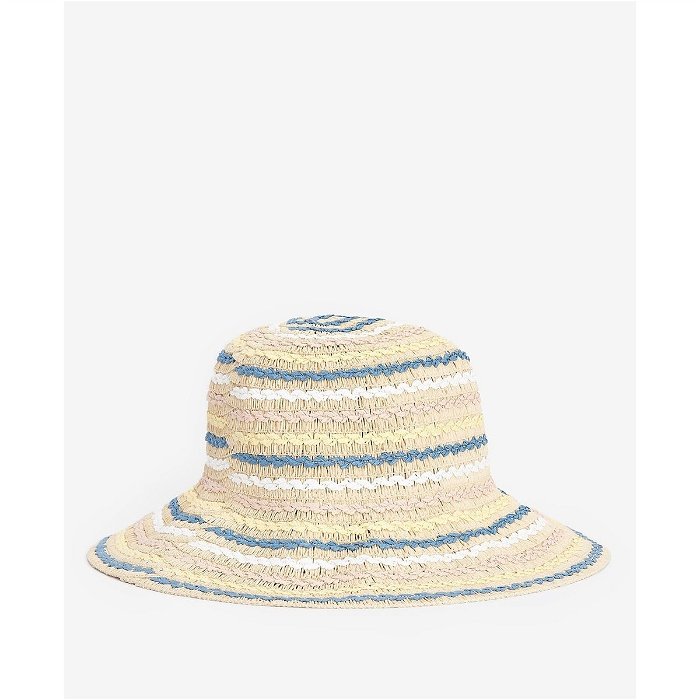 Cloche Straw Bucket Hat