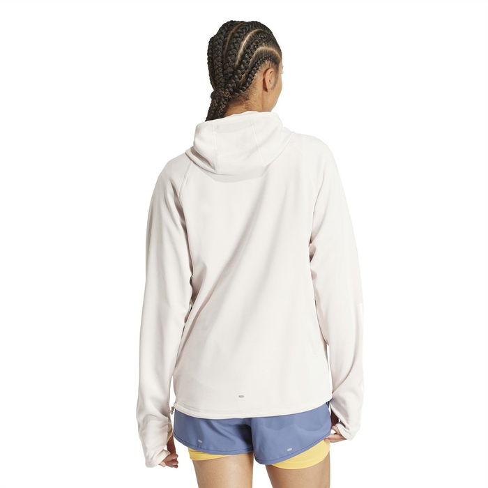 Own The Run 3 Stripes Hoodie Womens